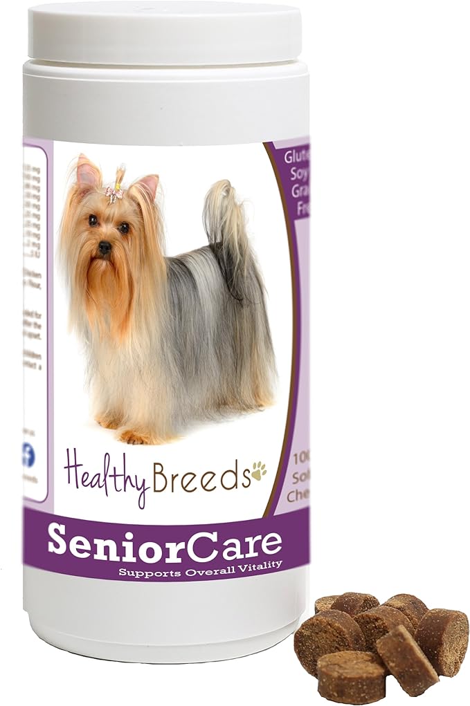 Healthy Breeds Yorkshire Terrier Senior Dog Care Soft Chews 100 Count