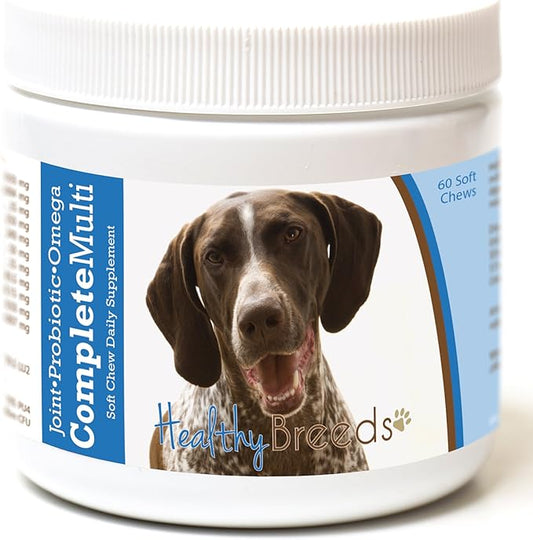 Healthy Breeds German Shorthaired Pointer All in One Multivitamin Soft Chew 60 Count