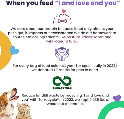 I and love and you Nice Jerky Bites - Chicken + Salmon - Grain Free, Real Beef, Training Treat, Chewy Dog Treats, Filler Free, 4oz