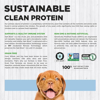 Nature's HUG Medium and Large Breed Puppy Dry Food, 20 lb., Natural Non-GMO, Grain Free, and Hypoallergenic, High Protein with Probiotics and Prebiotics, Supports Puppies 2-14 Months
