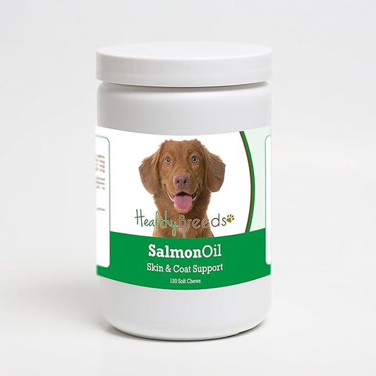 Healthy Breeds Nova Scotia Duck Tolling Retriever Salmon Oil Soft Chews 120 Count