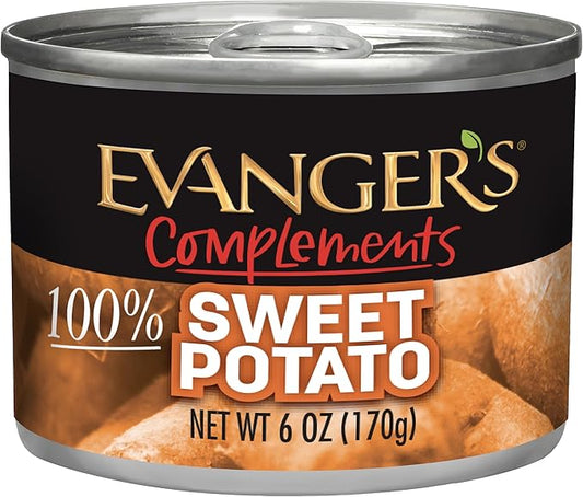 Evanger's Grain-Free Sweet Potato for Dogs & Cats - 24, 6 oz Cans