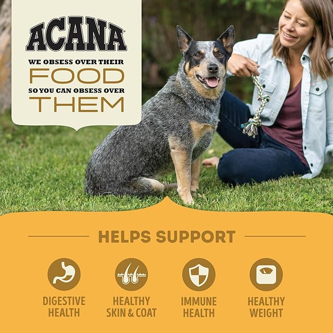 ACANA Grain Free Dry Dog Food, Free-Run Poultry Dog Food Recipe, 13lb