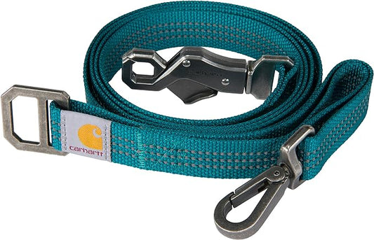 Carhartt Pet Durable Nylon Webbing Leashes for Dogs, Reflective Stitching for Visibility, Shaded Spruce, Large