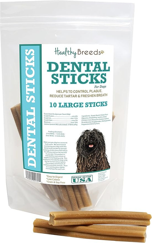 Healthy Breeds Pulik Dental Sticks Large 10 Count