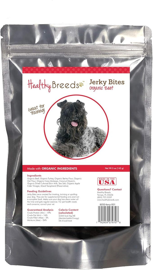 Healthy Breeds Kerry Blue Terrier Jerky Bites Beef Recipe Dog Treats 5 oz