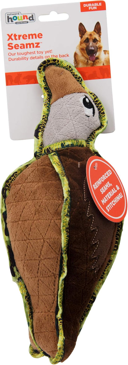 Outward Hound Xtreme Seamz Vulture Squeaky Dog Toy - Reinforced Dense Stuffing Plush Toy