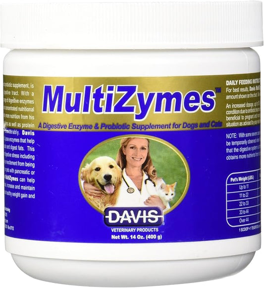 Davis MultiZymes Nutritional Supplement, 14 oz