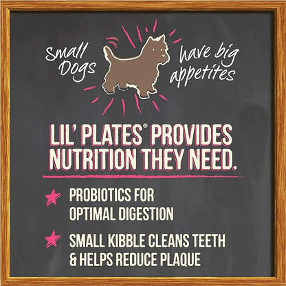 Merrick Lil’ Plates Premium Grain Free Dry Dog Food For Small Dogs, Real Texas Beef And Sweet Potato Kibble - 4.0 lb. Bag