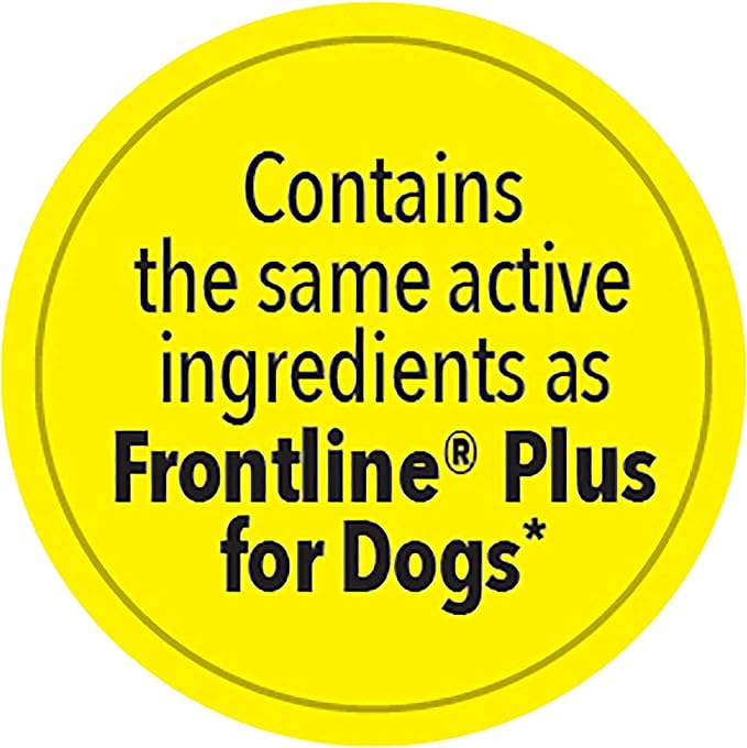 FirstAct Plus Flea Treatment for Dogs, Extra Large Dogs 89+ lbs, 3 Doses, Same Active Ingredients as Frontline Plus Flea and Tick Prevention for Dogs