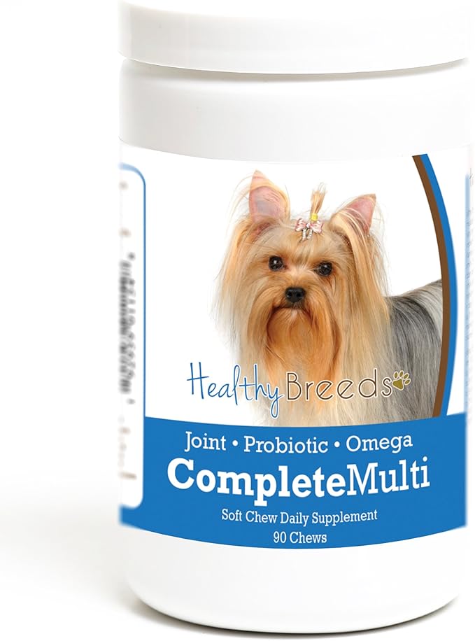Healthy Breeds Yorkshire Terrier All in One Multivitamin Soft Chew 90 Count
