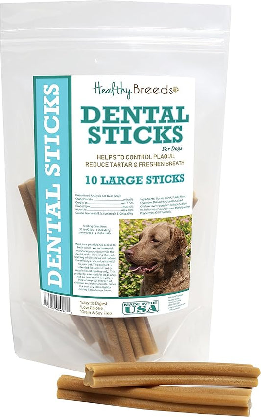 Healthy Breeds Chesapeake Bay Retriever Dental Sticks Large 10 Count