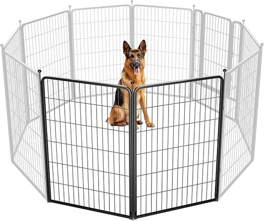FXW Rollick Dog Playpen for Yard, RV Camping│Patented, 45 inch 2 Panels
