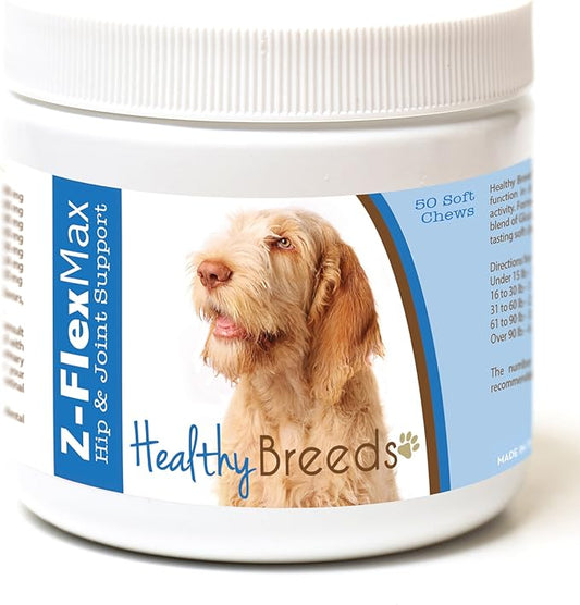 Healthy Breeds Spinoni Italiani Z-Flex Max Hip and Joint Soft Chews 50 Count