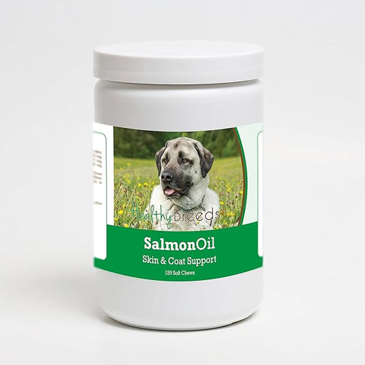 Healthy Breeds Anatolian Shepherd Dog Salmon Oil Soft Chews 120 Count