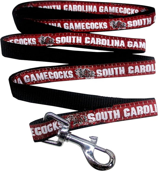 Pets First Collegiate Pet Accessories, Dog Leash, South Carolina Gamecocks, Medium