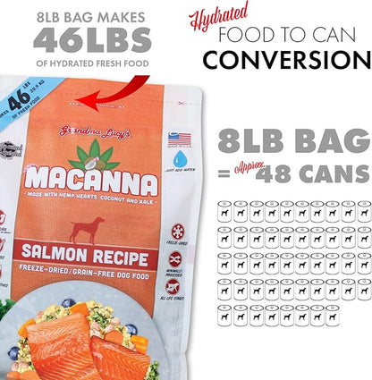 Macanna Salmon Freeze-Dried Dog Food 8lbs