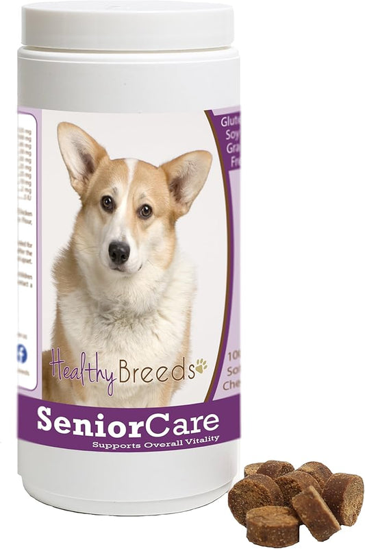 Healthy Breeds Cardigan Welsh Corgi Senior Dog Care Soft Chews 100 Count
