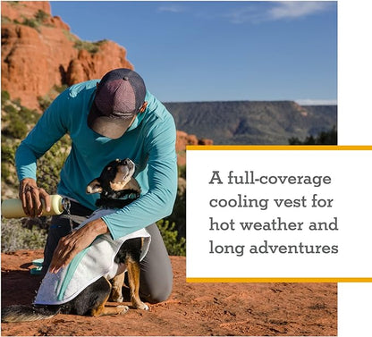 Ruffwear, Swamp Cooler Dog Vest, Evaporative Cooling for Hot Weather, Compatible with Most Harnesses, Sage Green, Large