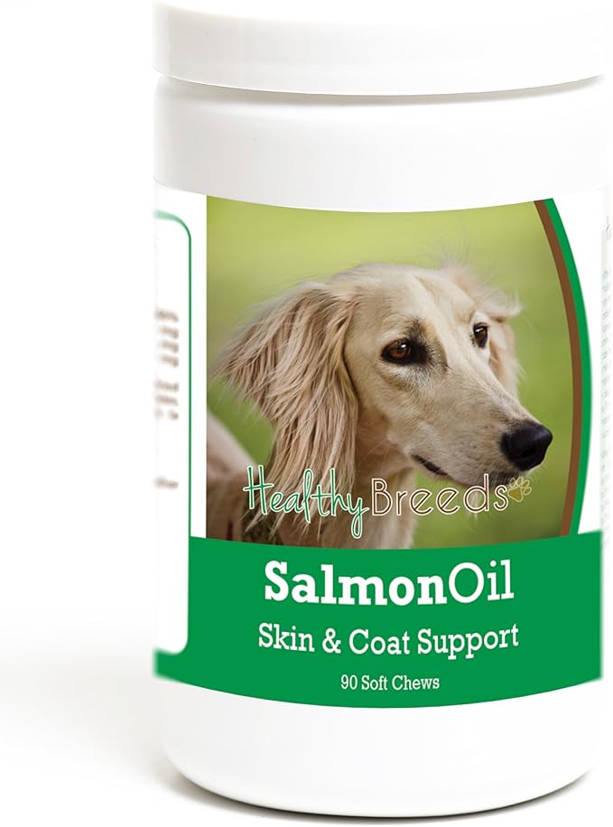 Healthy Breeds Saluki Salmon Oil Soft Chews 90 Count