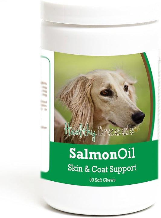 Healthy Breeds Saluki Salmon Oil Soft Chews 90 Count