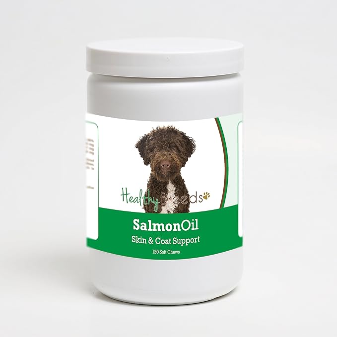 Healthy Breeds Lagotti Romagnoli Salmon Oil Soft Chews 120 Count