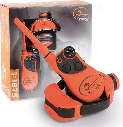 SportDOG Brand UplandHunter 1875 Remote Trainer with Beeper- 1 Mile Range- Waterproof, Rechargeable Dog Training and Tracking Collar with Tone, Vibration, and Static- Beeper Audible up to 500 Yards