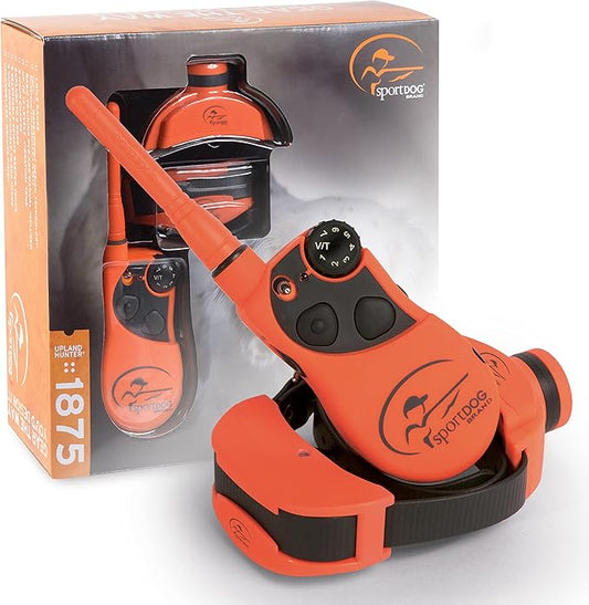 SportDOG Brand UplandHunter 1875 Remote Trainer with Beeper- 1 Mile Range- Waterproof, Rechargeable Dog Training and Tracking Collar with Tone, Vibration, and Static- Beeper Audible up to 500 Yards