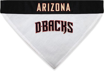 Pets First DMB-3217-S-M MLB Arizona Diamondbacks Reversible Pet Bandana, Small/Medium, MLB Team Color