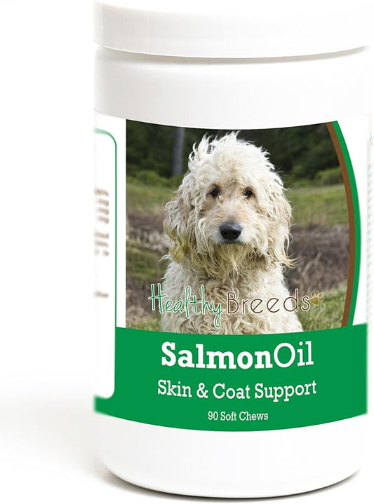 Healthy Breeds Goldendoodle Salmon Oil Soft Chews 90 Count