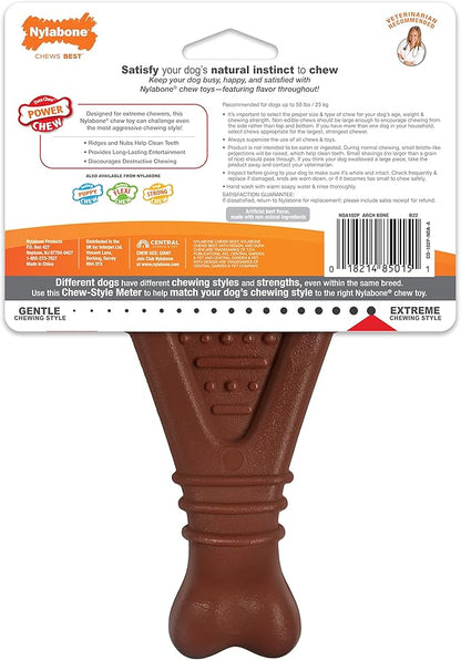 Nylabone Power Chew Arch Bone Dog Dental Chew Toy Large - Up to 50 lbs.