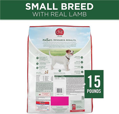 Purina ONE Plus Small Breed Lamb and Rice Formula Dry Dog Food - 15 lb. Bag