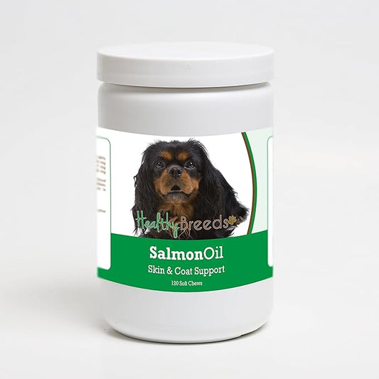 Healthy Breeds English Toy Spaniel Salmon Oil Soft Chews 120 Count