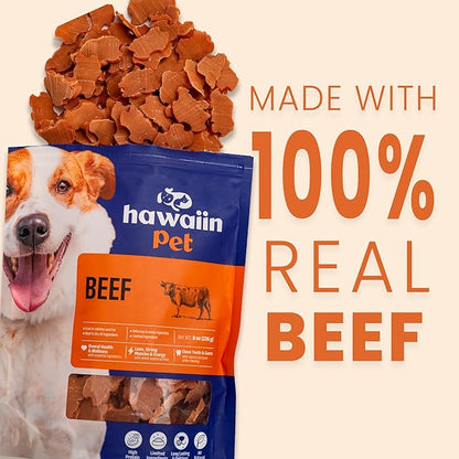 Beef Slice Training Dog Treats 8 oz, Rawhide-Free, Grain-Free, Made with Real Meat, Healthy All Natural, Long-Lasting and Great Tasting Treat