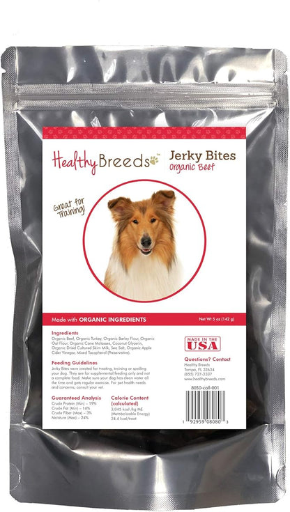 Healthy Breeds Collie Jerky Bites Beef Recipe Dog Treats 5 oz