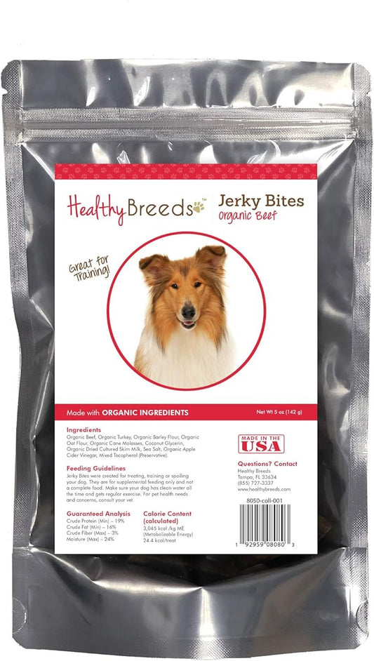 Healthy Breeds Collie Jerky Bites Beef Recipe Dog Treats 5 oz