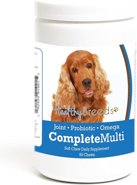 Healthy Breeds Cocker Spaniel All in One Multivitamin Soft Chew 90 Count