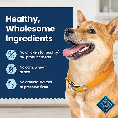 Blue Buffalo Medium Dental Chews for Dogs, Daily Dental Care Dog Treats Made in the USA with Natural Ingredients, Chicken & Spearmint (14 Count)