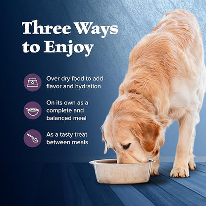 Blue Buffalo Wilderness High Protein, Natural Adult Wet Dog Food, Beef & Chicken Grill 12.5-oz cans (Pack of 12)