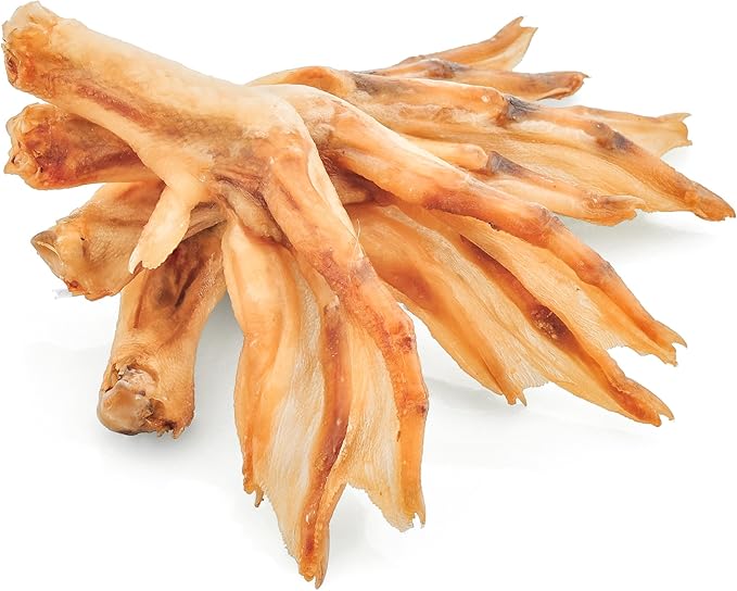 Best Bully Sticks All-Natural Duck Feet Dog Treats (30 Pack) - Single-Ingredient & Fully Digestible - Supports Healthy Hips and Joints