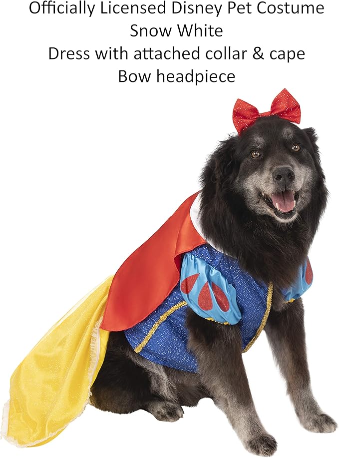 Rubie's Disney Princess Pet Costume, Snow White, XXX-Large