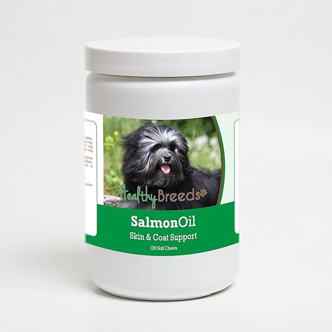 Healthy Breeds Lowchen Salmon Oil Soft Chews 120 Count