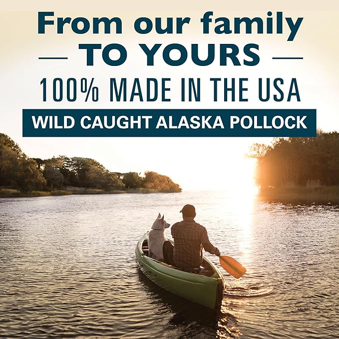 Sustainable Wild Alaskan Fish Oil for Dogs Skin and Coat – EPA + DHA Omega 3 Oil - Fatty Acids Dog Supplements - Support Fur Coat and Brain Health - Natural Liquid Food Topper for Pets – 8 oz. Pump