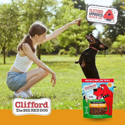 Clifford® Chicken Training Treats for Dogs | Soft Dog Treats Healthy for All Breed Sizes | Puppy Training Treats, Grain Free, High Protein, Rawhide Free Dog Chews - Just Two Ingredients (20oz)