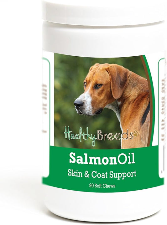 Healthy Breeds English Foxhound Salmon Oil Soft Chews 90 Count