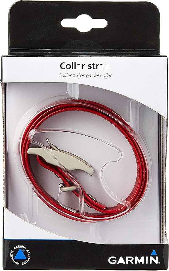 Garmin 3/4-Inch Red Collar Strap for Garmin Delta Series