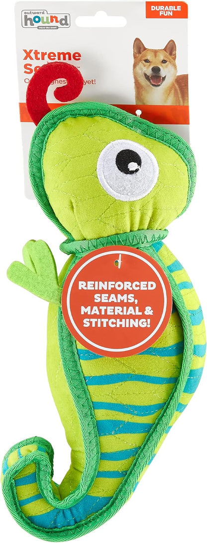 Outward Hound Xtreme Seamz Lizard Squeaky Durable Dog Toy