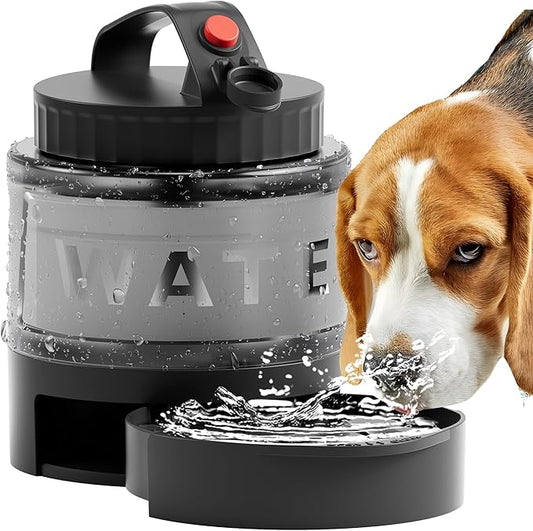 Dog Travel Water Bottle 54OZ, Travel Water Bowl for Dogs Portable Dog Water Dispenser for Outdoor Hiking,Camping, Road Trips, Dog Park Large Capacity Dog Travel Accessories BPA Free