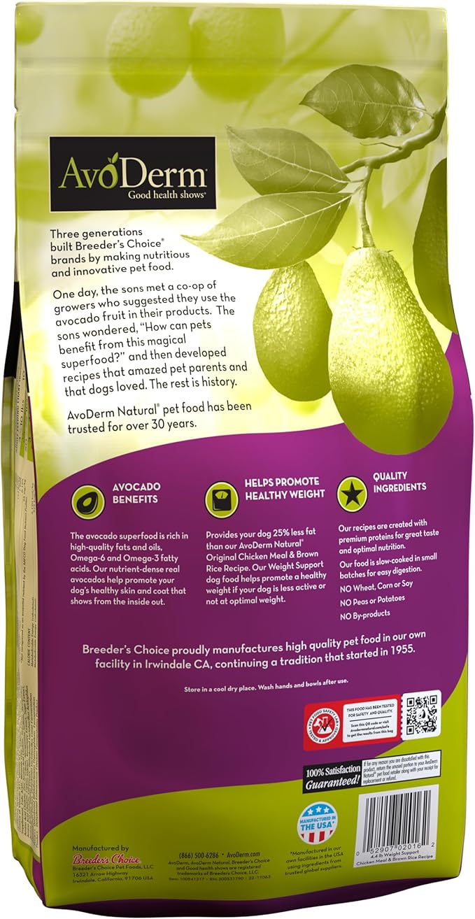 Avoderm Natural Weight Support Dry Dog Food