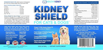Dog and Cat Kidney Support, Canine Feline Renal Health Support Supplement For Normal Kidney Function, Creatinine, Detox, Urinary Track Cleansing, Best Kidney Stuff, Improve Pets Alive an Kidney Health